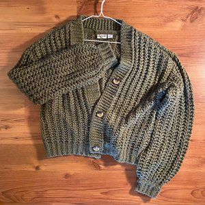 Olive Green Cardigan XS - Noisy May